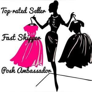 Top-rated seller, Fast Shipper, Posh Ambassador